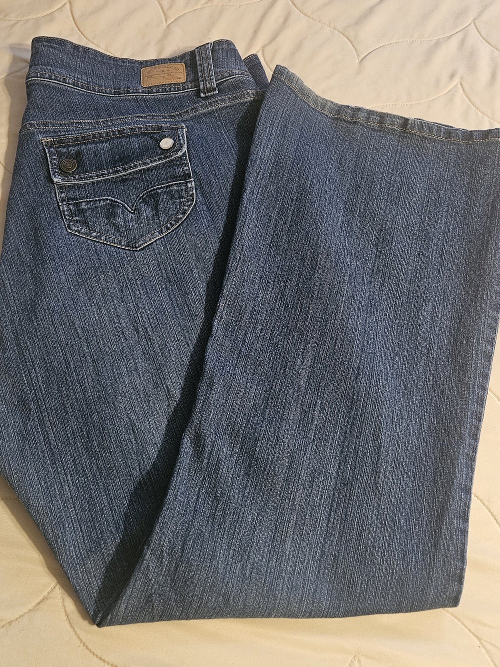 Hydraulic Classic Women's Bootcut Jeans in Dark Blue WSz 20